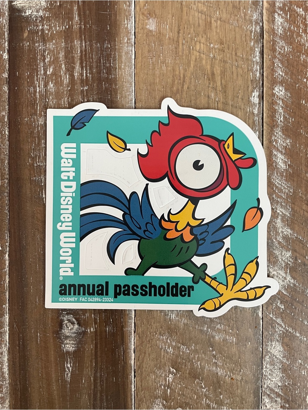 Disney Annual Passholder Magnet - Moana Hei Hei